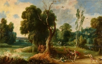 Jan Wildens, Landscape with Meleager and Atalanta