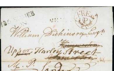 1789 (Dec 10) Entire letter from Bristol to Kingmeston, Some...