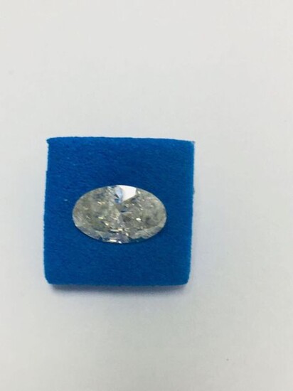 1.84ct Natural oval Cut diamond colour,i2 clarity,diamond is tested as clarity enhanced