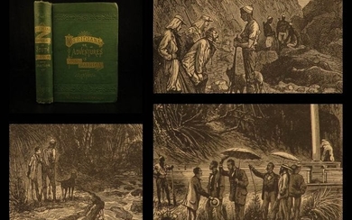 1874 1ed Jules Verne Meridiana Africa Adventure Voyage