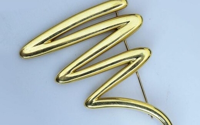 18K Gold Paloma Picasso for Tiffany Brooch