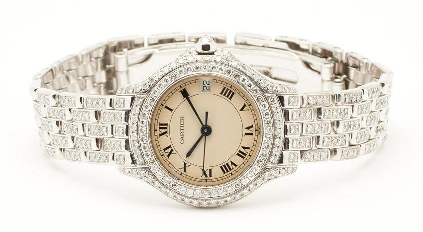 18K & Diamond Cartier Watch