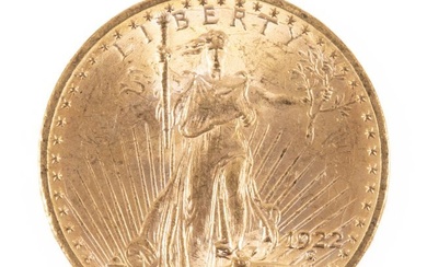 1922 US $20 SAINT-GAUDENS GOLD COIN