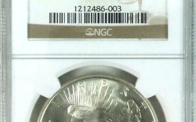 1925 NGC MS66 US PEACE SILVER DOLLAR