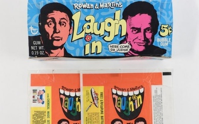 1968 Rowan and Martin's Laugh-In Display Box & Wax