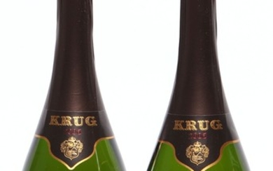 2 bts. Champagne “Vintage”, Krug 2006 A (hf/in). Oc.