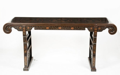 20thC Chinese Lacquer Altar Table