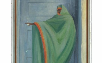 Dorothy Eugenie Brett (1883-1977), Indian woman smoking