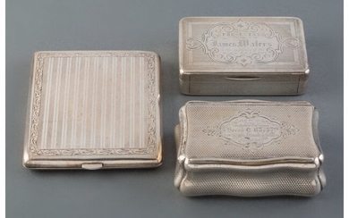 28064: A Group of Three Continental Silver Presentation