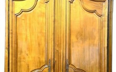 18thC French Provincial Two Door Cabinet