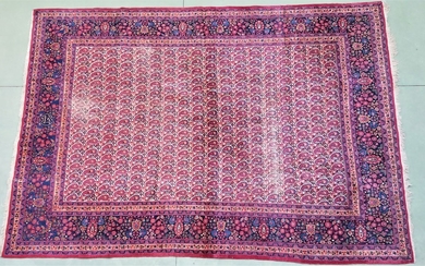 שטיח פרסי עבודת יד, שחיקה, 370X260 ס"מ