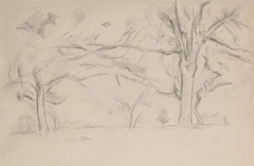 Paul Cézanne (1839-1906), Arbres à Jas de Bouffan