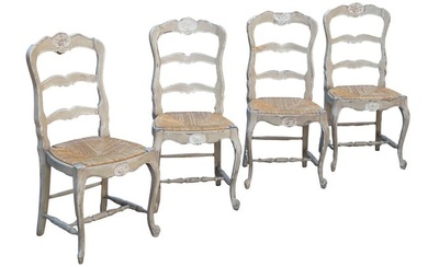 (4) FRENCH DINING CHAIRS
