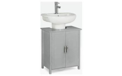 Argos Home Tongue and Groove Undersink Storage Unit - Grey