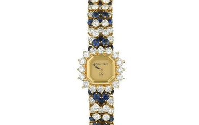 Hammerman Brothers Sapphire and Diamond Watch in 18K