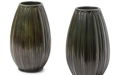Just Andersen Pair of Vases, c. 1930