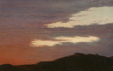 Karl MADSEN Copenhague, 1855 - 1938 Coucher de soleil à Skagen