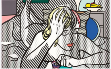 Roy Lichtenstein, Thinking Nude, from Nude Series