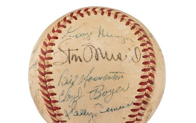 A 1951 St. Louis Cardinals Team Signed Autograph Baseball