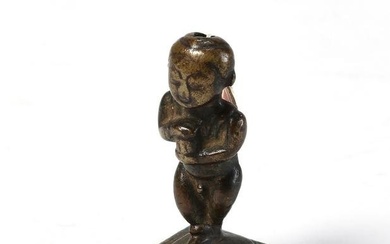 A Chinese bronze figural seal