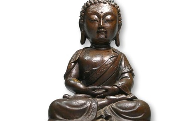 A Fine Late Qing Period Bronze Buddha