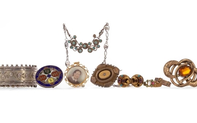 A GROUP OF VICTORIAN AND OTHER JEWELLERY