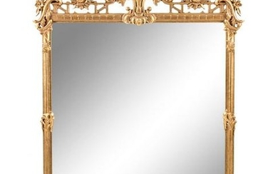 A George III Style Giltwood Mirror