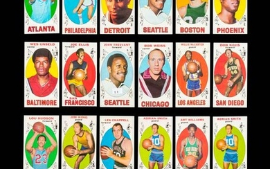 A Group of 93 Assorted 1969-70 Topps Basketball Cards