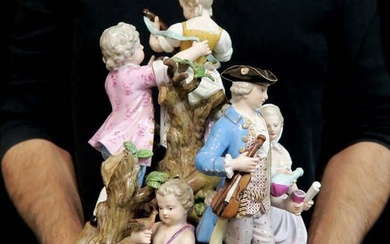 A Large 19th C. German Meissen Figurine Group