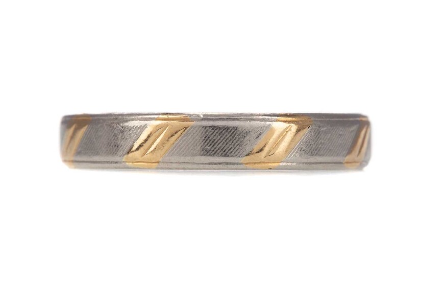 A PLATINUM AND GOLD WEDDING BAND