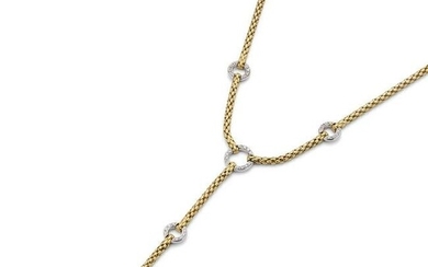 A diamond-set necklace, by Fope
