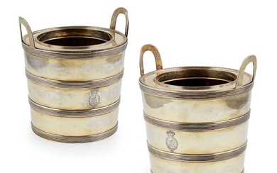 A pair of George IV wine coolers