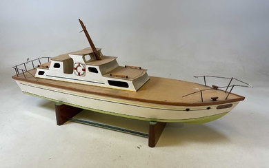 A hand built wooden pond cruiser, named Seamist - on...