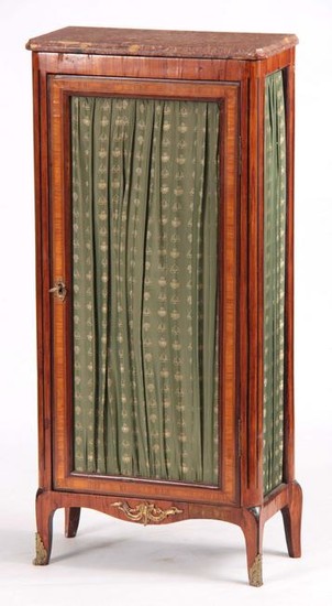 AN EARLY 19TH CENTURY LOUIS XI STYLE INLAID KINGWO