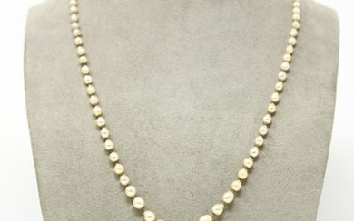 ANTIQUE PEARL & GOLD NECKLACE