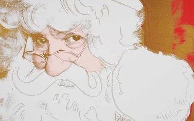 After Andy Warhol Santa Claus Screenprint (w/blindstamp)