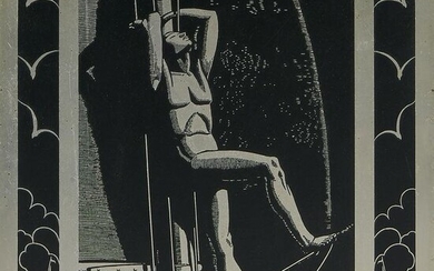 After Rockwell Kent, Night Watch, ink on metal
