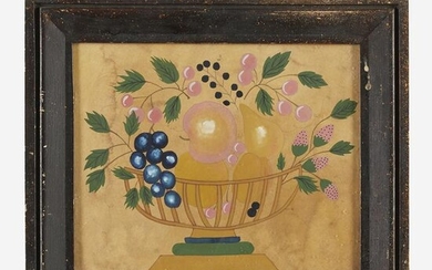 American School 19th century, Theorem: Basket of Fruit