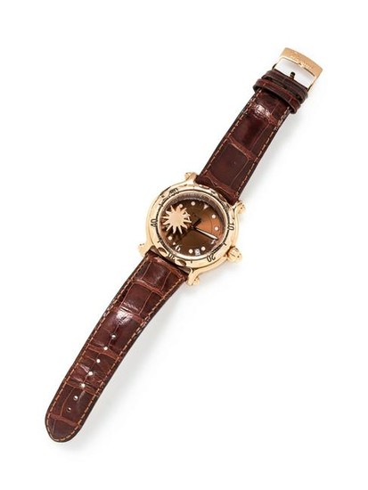 An 18 Karat Rose Gold 'Happy Sport' Wristwatch