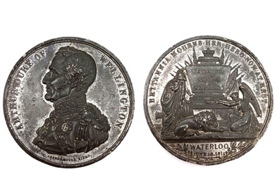 An Antique Commemorative White Metal Medal for the ‘Death of...