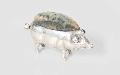 An Edward VII Novelty Silver Pin-Cushion, by William Vale and...