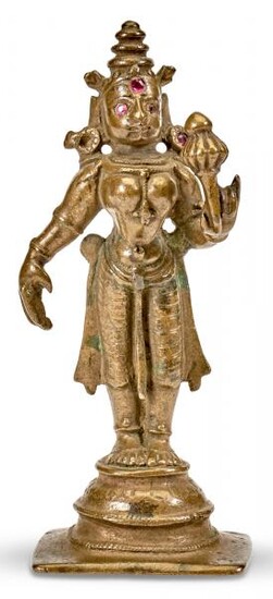 An Indian Standing Bronze Deity