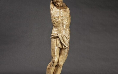 An early sculpture of a body of Christ, Flanders or