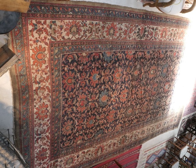 Ancien tapis d'Orient, Iran, XIXème siècle
