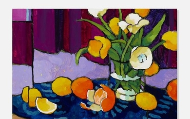 Angus Wilson, Small Study of Lemons with Tulips