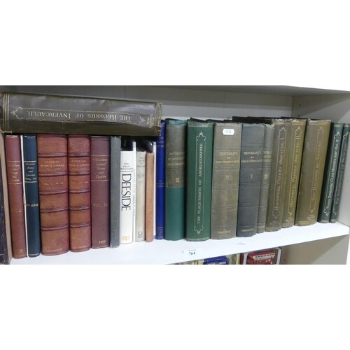 Assorted Books - Mainly Aberdeenshire History.