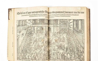 [Avant 1600] Rüxner, Georg. Thurnierbuch / Das ist : Warhaffte eigentliche und kurtze Beschreibung Ursachen...