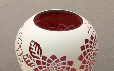 Ayako Ikeda Komorebi Carved Blown Glass Bowl