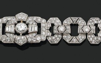 BRACELET «DIAMANTS» Diamants taille ancienne... - Lot 64 - Aguttes