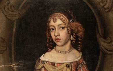 Beale (Mary, 1633-1699, follower of). Portrait of a young girl